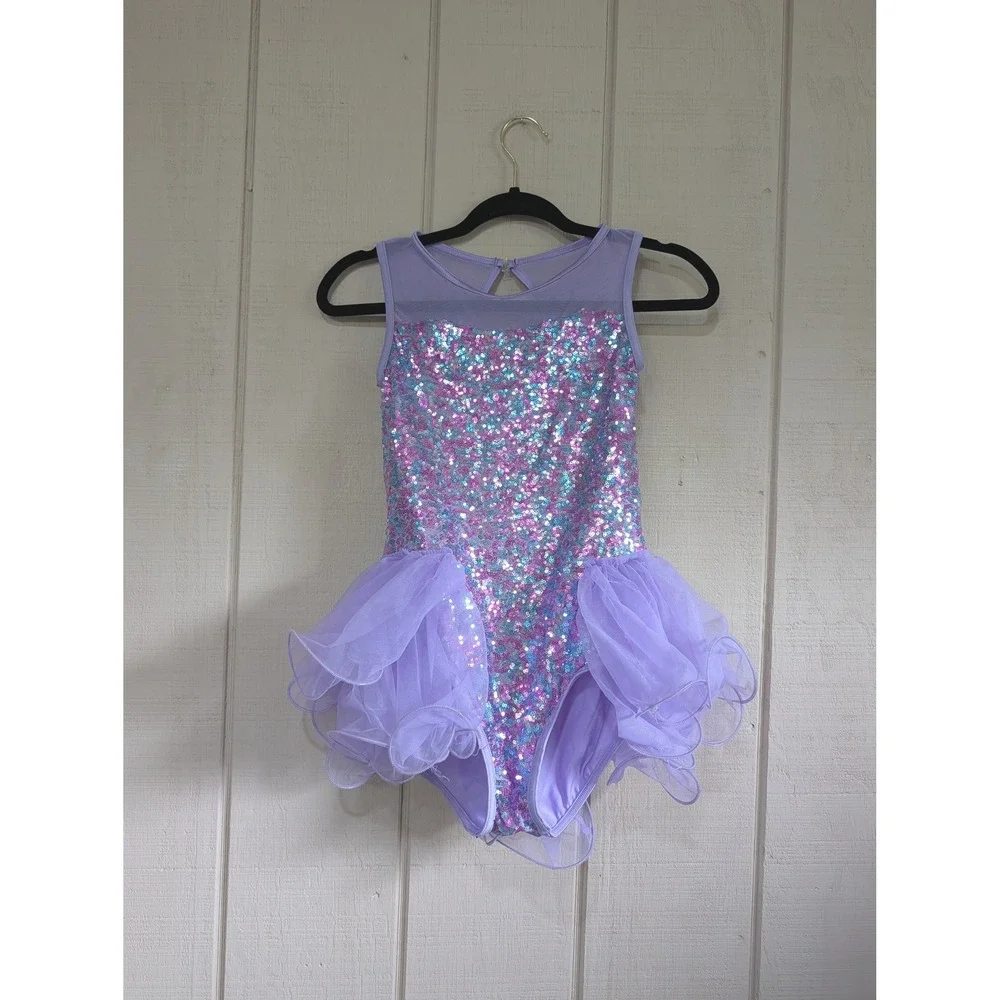 Weissman ShowtimeGirls Good Luck 11612 Purple Sequin Tutu
